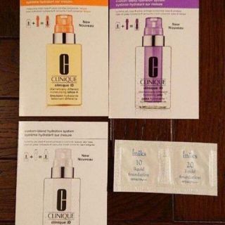 クリニーク(CLINIQUE)のクリニーク サンプル ジェル状保湿液、美容液、乳液、保湿液、iniks ファンデ(美容液)