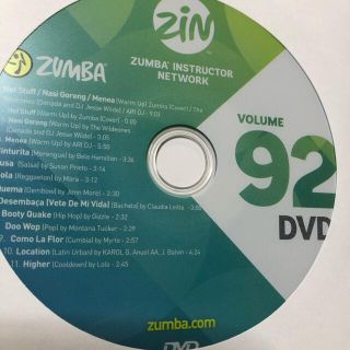 ズンバ(Zumba)のズンバDVD zin92 ウォーミングアップ付き(スポーツ/フィットネス)