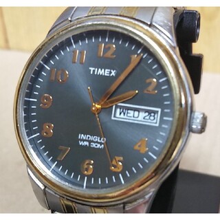 タイメックス(TIMEX)のTIMEX タイメックス CR2016 CELL クォーツ 腕時計 ブラック(腕時計(アナログ))