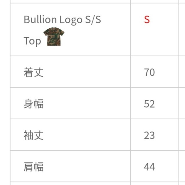supreme Bullion Logo S/S Top S ホワイト 4