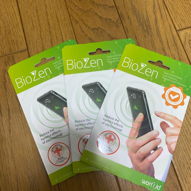 スマホ/家電/カメラバイオゼン(Biozen)電磁波軽減マイクロチップ　5枚