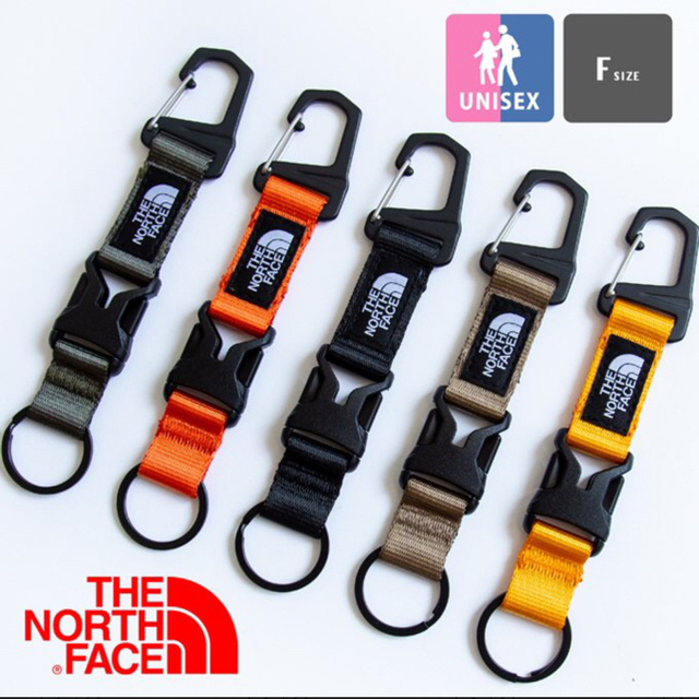 THE NORTH FACE(ザノースフェイス)の【未開封新品】ノースフェイス カラビナ　脱着式　キーホルダー　キーリング全色対応 メンズのファッション小物(キーホルダー)の商品写真