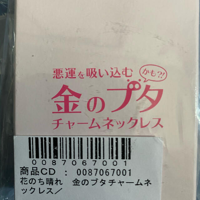 Johnny's(ジャニーズ)のKing&Prince👑 平野紫耀 花晴れ 金のブタチャームネックレス エンタメ/ホビーのタレントグッズ(アイドルグッズ)の商品写真