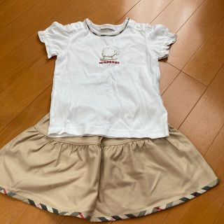 バーバリー(BURBERRY)のバーバリー　上下セット　女の子　90cm(Tシャツ/カットソー)