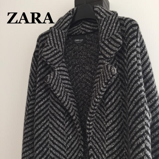 ZARA(ザラ)のZARA ロング コーディガン レディースのジャケット/アウター(ニットコート)の商品写真