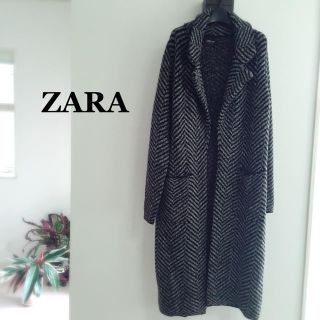 ザラ(ZARA)のZARA ロング コーディガン(ニットコート)