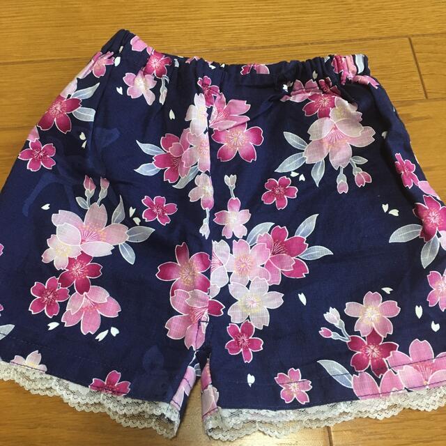 浴衣　セパレート キッズ/ベビー/マタニティのキッズ服男の子用(90cm~)(甚平/浴衣)の商品写真