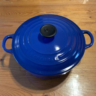 ルクルーゼ(LE CREUSET)の⚠️専用です。ルクルーゼ ココットロンド コバルトブルー 20cm  (鍋/フライパン)