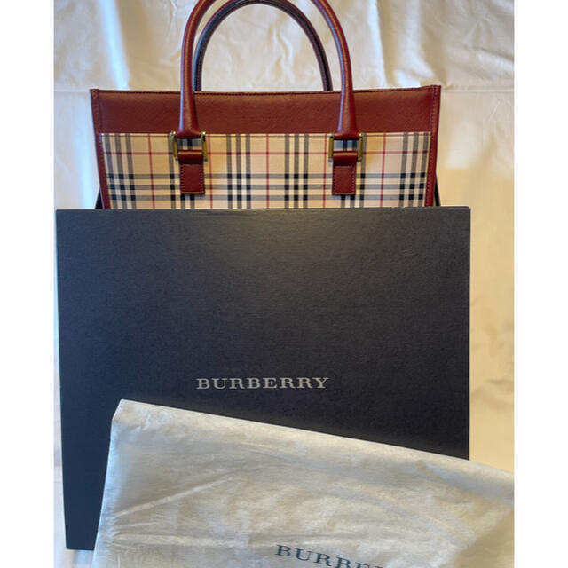 BURBERRY - Burberry バーバリー ハンドバッグ ノバチェック レザー