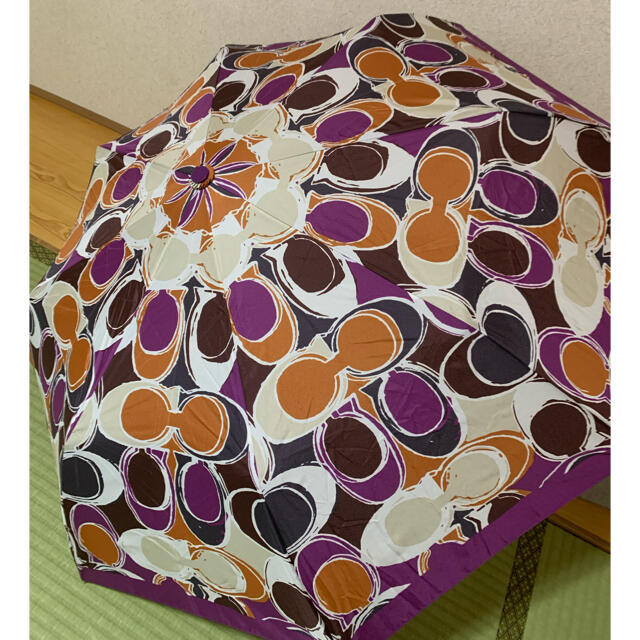 COACH(コーチ)のcoach ★ ワンタッチ折りたたみ傘 レディースのファッション小物(傘)の商品写真