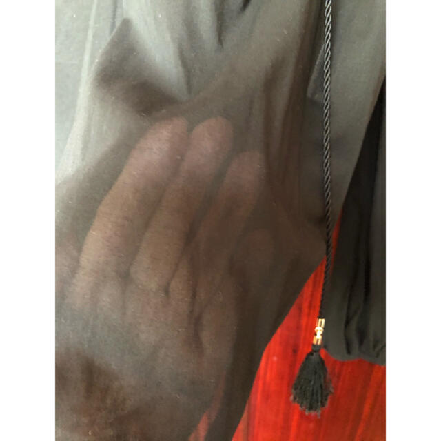 ADORE(アドーア)のADORE アドーア　超美品　黒長袖オーバーデザインブラウス レディースのトップス(シャツ/ブラウス(長袖/七分))の商品写真