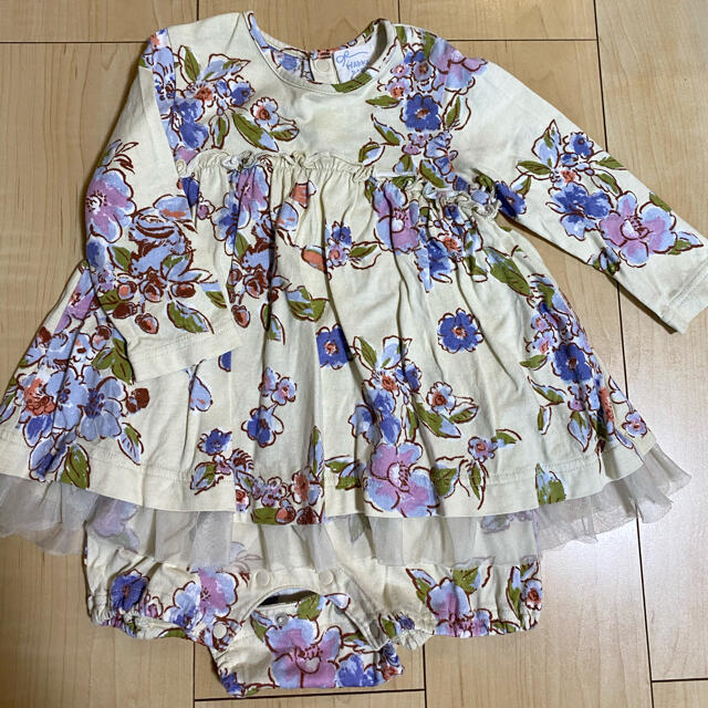 hakka baby(ハッカベビー)のハッカ ベビー Mサイズ ワンピース キッズ/ベビー/マタニティのベビー服(~85cm)(ワンピース)の商品写真