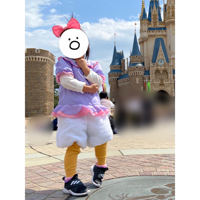 Disney(ディズニー)のデイジーダック　コスプレ衣装 エンタメ/ホビーのコスプレ(衣装一式)の商品写真