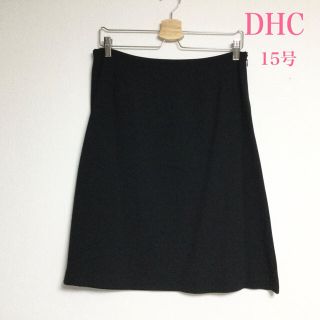 ディーエイチシー(DHC)の☆大きいサイズ【DHC】セミフレアスカート　黒　フォーマル(ひざ丈スカート)