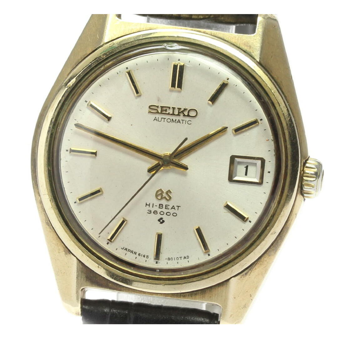 人気アイテム SEIKO 【SEIKO】セイコー グランドセイコー ハイビート デイト 6145-8000 手巻き メンズ 腕時計(アナログ) 