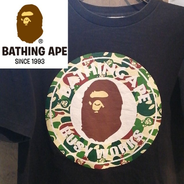 A BATHING APE(アベイシングエイプ)の【デカ猿Babyロゴ】APET　ウエステッドユース　GDC　fr2　STUSSY メンズのトップス(Tシャツ/カットソー(半袖/袖なし))の商品写真