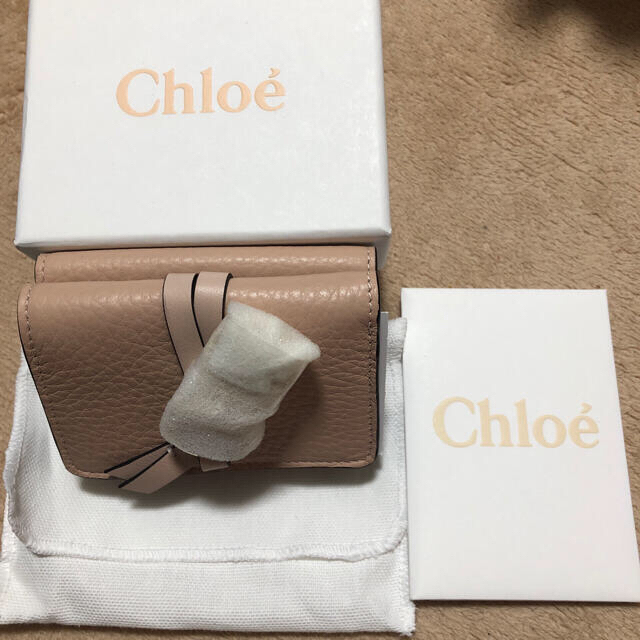 Chloe  ミニトリフォールドウォレットゴールド色系統