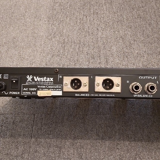Vestax DCR-1200Pro ビンテージ 楽器のDJ機器(DJエフェクター)の商品写真