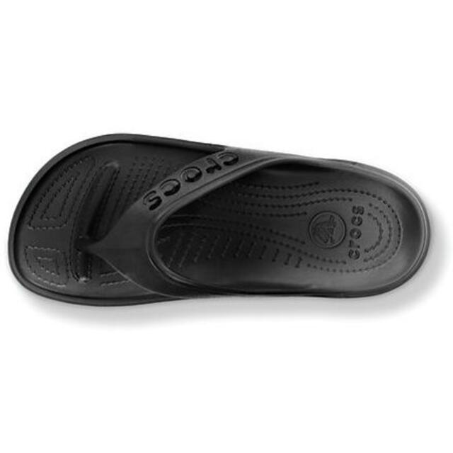 crocs(クロックス)の24cm クロックス バヤ フリップ Baya Flip ブラック M6W8 レディースの靴/シューズ(ビーチサンダル)の商品写真