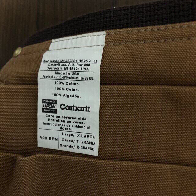 カーハートウエストバッグ　エプロン メンズのバッグ(ウエストポーチ)の商品写真
