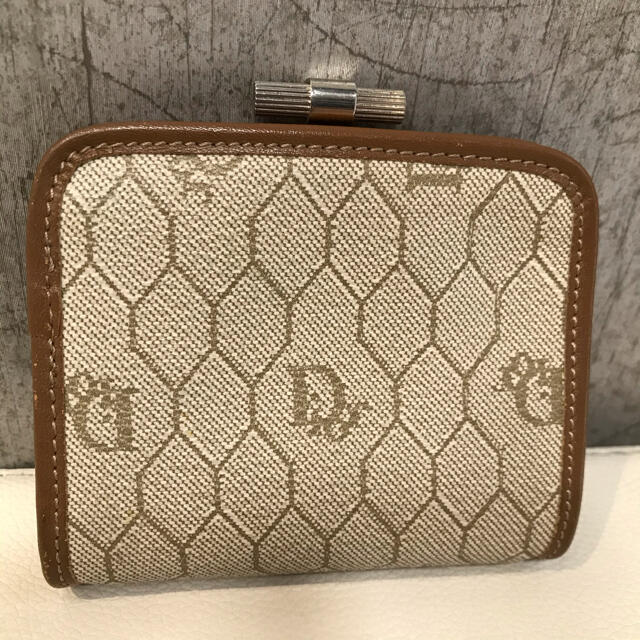 Christian Dior(クリスチャンディオール)のDior クリスチャン ディオール トロッター柄 財布 がま口小銭入 極美品☆ レディースのファッション小物(コインケース)の商品写真