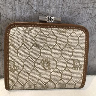 クリスチャンディオール(Christian Dior)のDior クリスチャン ディオール トロッター柄 財布 がま口小銭入 極美品☆(コインケース)