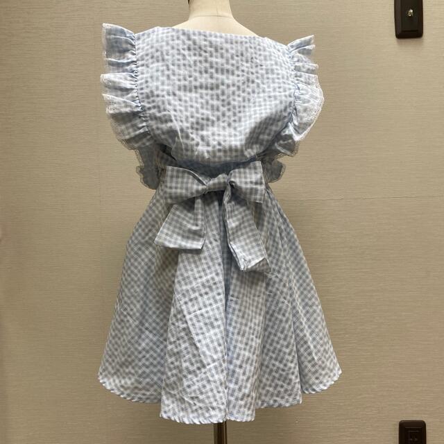 最終値下げ＊夢かわいい＊ギンガムチェック　ワンピース キッズ/ベビー/マタニティのキッズ服女の子用(90cm~)(ワンピース)の商品写真