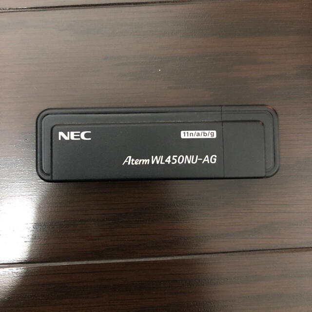 NEC(エヌイーシー)のNEC Aterm WL450NU-AG 無線子機 スマホ/家電/カメラのPC/タブレット(PC周辺機器)の商品写真