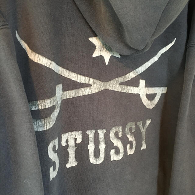 STUSSY(ステューシー)のステューシー STUSSY グレー系 ジップパーカー スウェット パーカー L メンズのトップス(パーカー)の商品写真