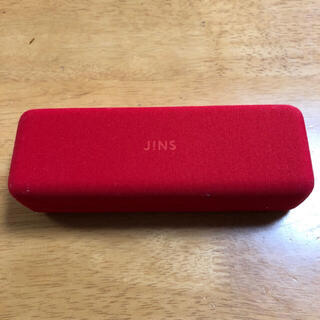 ジンズ(JINS)の新品未使用　JINS ジンズ　メガネケース　赤(サングラス/メガネ)