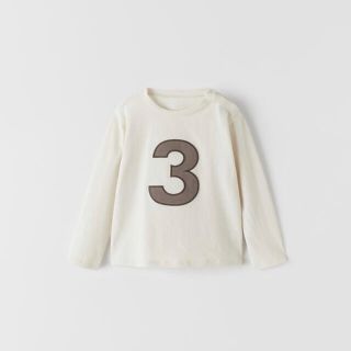 ザラキッズ(ZARA KIDS)のZARA ナンバーパッチＴシャツ(Tシャツ/カットソー)