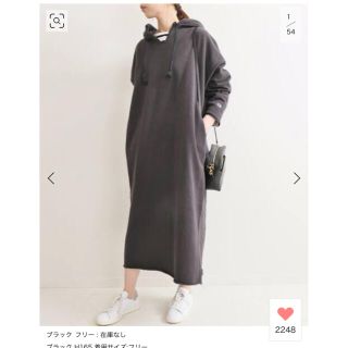 イエナ(IENA)のIENA CHAMPION*IENA 別注 SWEAT HOODED ワンピース(ロングワンピース/マキシワンピース)