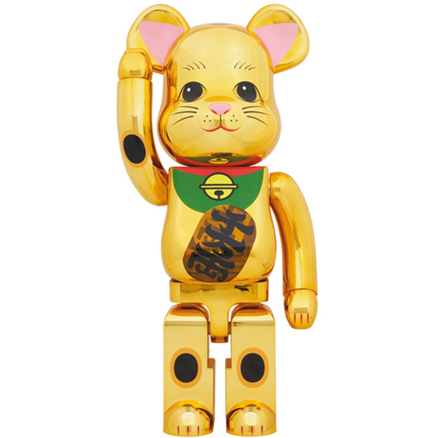 MEDICOM TOY - BE@RBRICK 招き猫 金メッキ 発光 1000％ ベアブリックの通販 by Mr. Dynamite