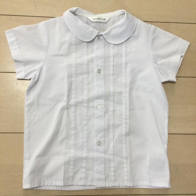 半袖ブラウス　115サイズ　制服 キッズ/ベビー/マタニティのキッズ服女の子用(90cm~)(ブラウス)の商品写真