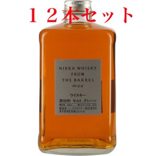 ニッカウイスキー(ニッカウヰスキー)の１２本セット　フロム・ザ・バレル（500ml、51%）(ウイスキー)