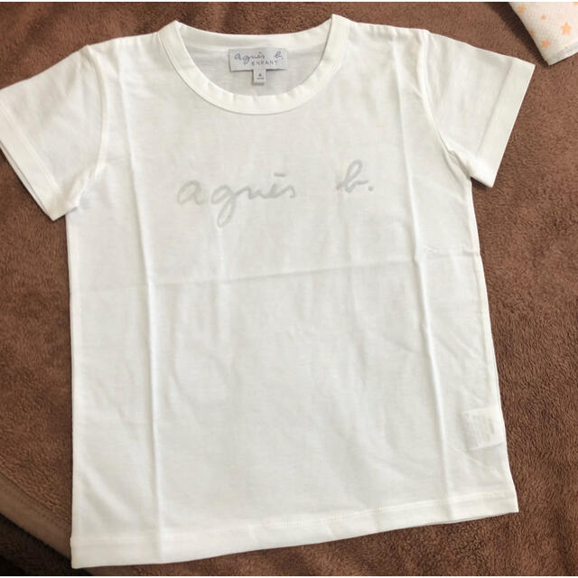 agnes b.(アニエスベー)のアニエス　べー　ロゴTシャツ キッズ/ベビー/マタニティのキッズ服女の子用(90cm~)(Tシャツ/カットソー)の商品写真