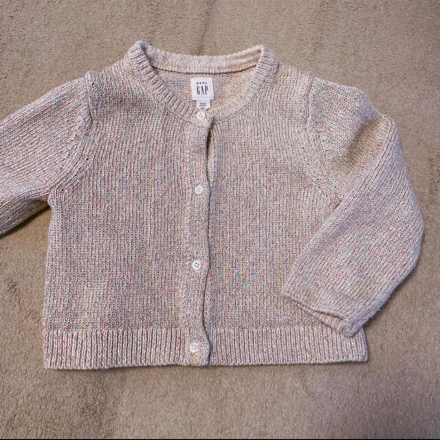 babyGAP(ベビーギャップ)のbaby GAP  ラメカーディガン キッズ/ベビー/マタニティのキッズ服女の子用(90cm~)(カーディガン)の商品写真