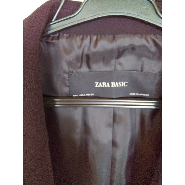 ZARA(ザラ)のザラ七分袖パールジャケット🖤レアLサイズ レディースのジャケット/アウター(テーラードジャケット)の商品写真