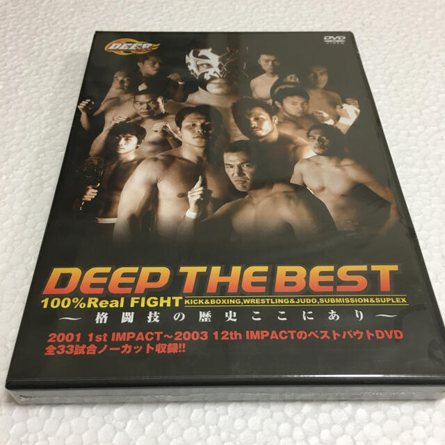 未開封品　DEEP　THE　BEST　DVD ミノワマン　謙吾　大刀光