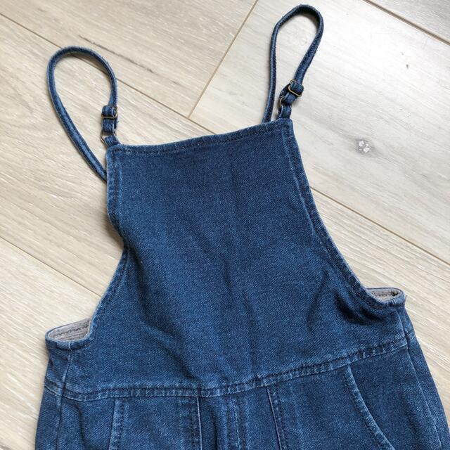 ZARA KIDS(ザラキッズ)のザラキッズ104サイズ　デニムサロペット　 キッズ/ベビー/マタニティのキッズ服男の子用(90cm~)(パンツ/スパッツ)の商品写真