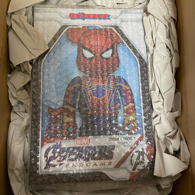 送料関税無料】 MEDICOM 400% 100% SPIDER IRON BE@RBRICK - TOY