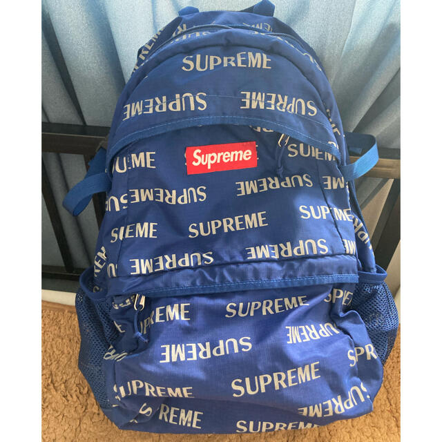 supreme 16AW リュック 青 - バッグパック/リュック