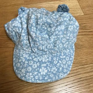 ベビーギャップ(babyGAP)のbaby GAP 花柄　キャップ(帽子)