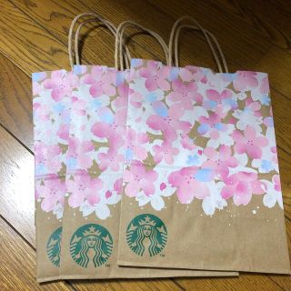 スターバックスコーヒー(Starbucks Coffee)のスターバックス　紙袋3枚(ショップ袋)