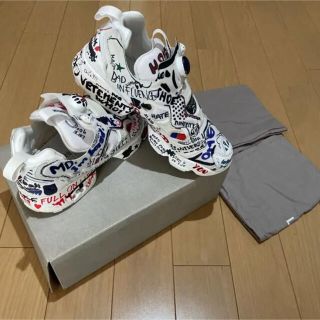 リーボック(Reebok)のヴェトモン リーボック ポンプフューリー   supreme(スニーカー)