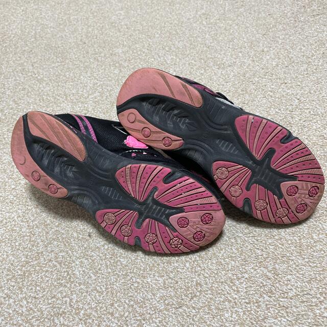 シュンソク　黒✖️ピンク　21㎝ キッズ/ベビー/マタニティのキッズ靴/シューズ(15cm~)(スニーカー)の商品写真