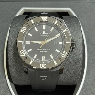 エドックス(EDOX)のEDOX OFFSHORE PROFESSIONAL オールブラック(腕時計(アナログ))