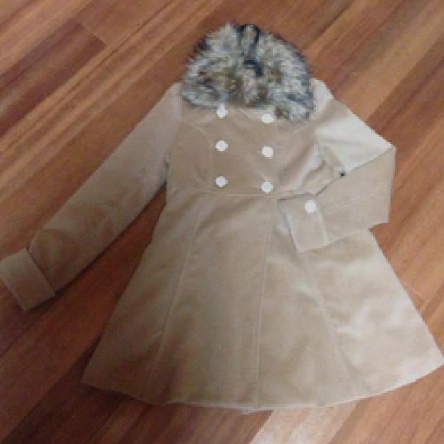GRL(グレイル)の可愛いいAラインコート♡ レディースのジャケット/アウター(毛皮/ファーコート)の商品写真