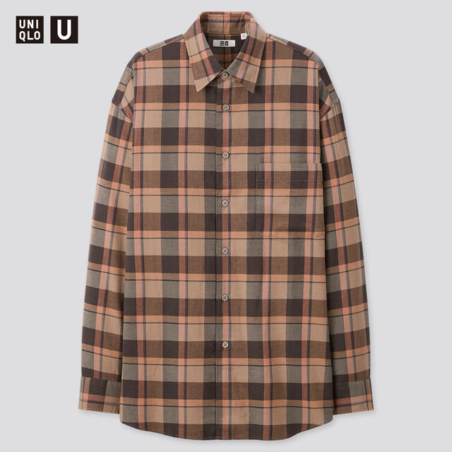 UNIQLO(ユニクロ)のuniqlo u ライトフランネルワイドフィットチェックシャツ ルメール メンズのトップス(シャツ)の商品写真