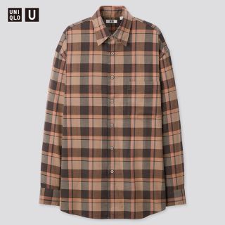 ユニクロ(UNIQLO)のuniqlo u ライトフランネルワイドフィットチェックシャツ ルメール(シャツ)